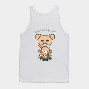 All I Need is sushi and dogs, sushi and dogs Tank Top